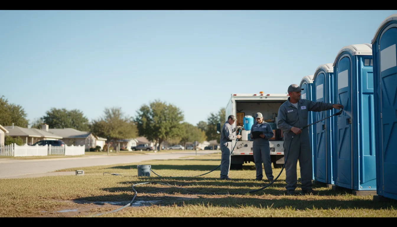 Long-Term Portable Toilet Rental in Warren, TX near me